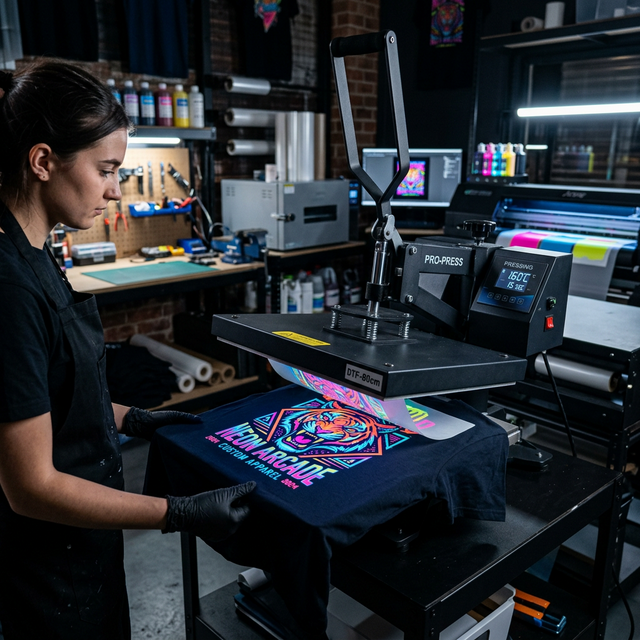 สกรีนเสื้อ DFT Digital Film Transfer GS Screen