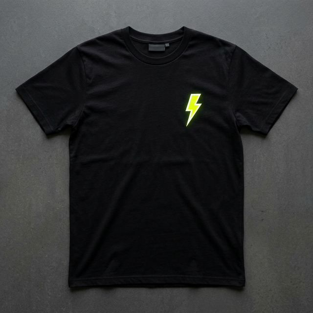 สกรีนเสื้อ DTG โลโก้อก เสื้อดำ สีเข้ม